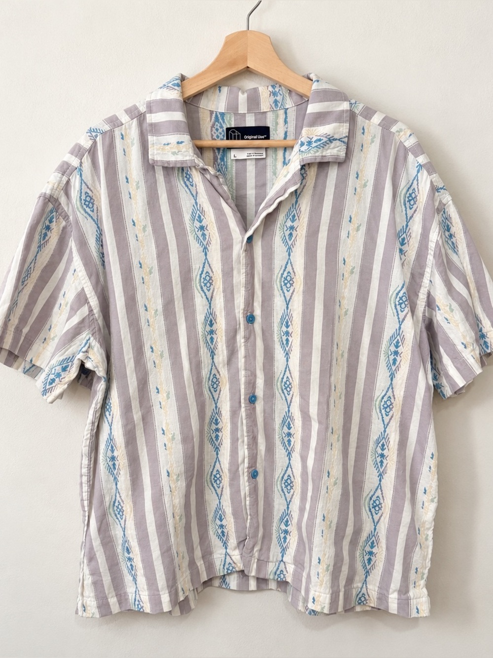 ORIGINAL USE PATTERNED SHIRT